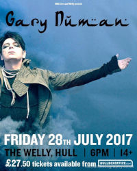 Gary Numan Venue Poster 2017 Hull